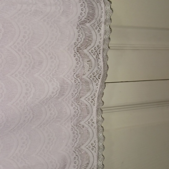 Free People string lace cut out lined mini tank dress - S - light purple - Picture 5 of 6